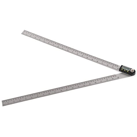 Digital Angle Ruler, 500mm Digital Angle Finder Ruler Stainless Steel ...