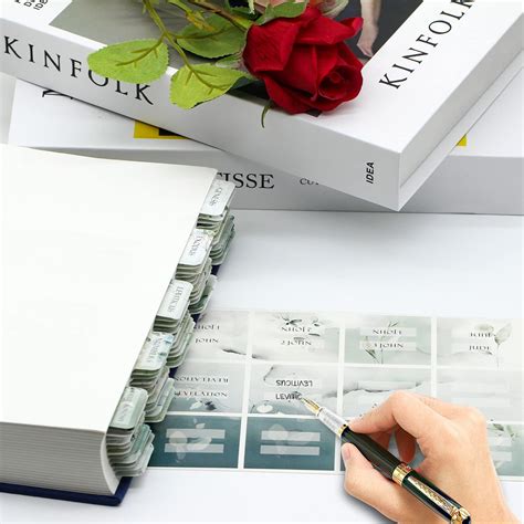 Crafterlife 72 Bible Tabs with Bookmark and Alignment for Study India ...