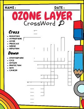 Ozone Layer crossword puzzle by BOOKS STORE FOR KIDS | TPT