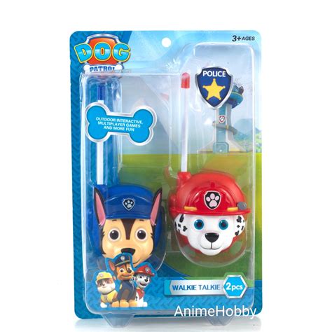 PAW PATROL WALKIE TALKIE OUTDOOR INTERACTIVE FUN PLAYSET/CHASE MARSHALL ...
