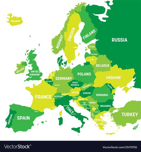 Europe Continent Map 的图像结果