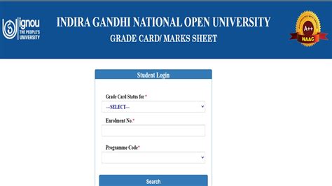 IGNOU 2023 June Session Grade Card Released, Get Direct Link Here ...