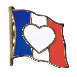 Pin's (épinglette) Drapeau France - 2 x 2 cm - maison-des-drapeaux.com