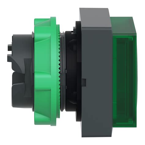 ZB5CW133 - Head for illuminated push button, Harmony XB5, green square ...