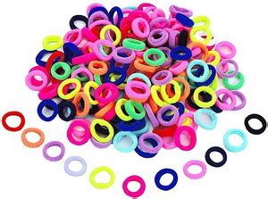 OBEROI Baby Girl's Mini Elastic Soft Rubber Hair Bands Rubber Band ...