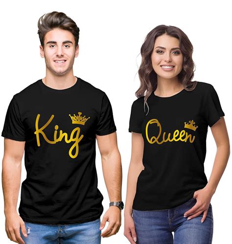 Hangout Hub Unisex Cotton Hh4 & Round Neck Regular Fit T-Shirt King ...