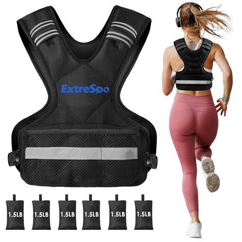 ExtreSpo Adjustable Weighted Vest for Women and Men, 11-20lb/20-32lb ...