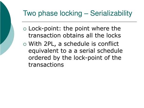 Image result for Two-Phase Locking Rule