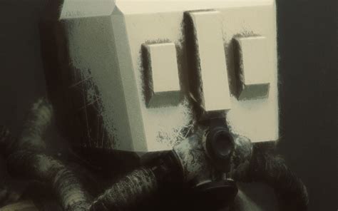 Download wallpaper 1920x1200 man, cube, gas mask, art widescreen 16:10 ...
