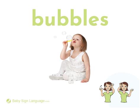 Image result for Bubbles Sign Language
