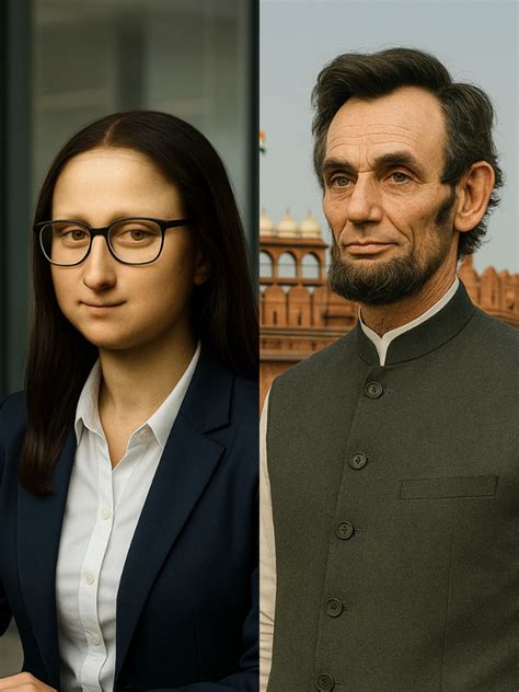 Mona Lisa to Abraham Lincoln: AI imagines what famous personalities ...