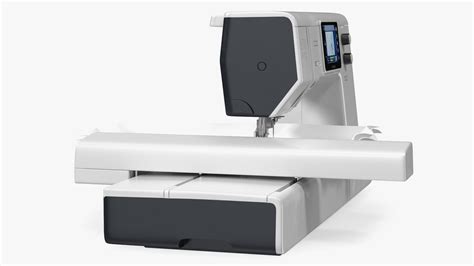 Embroidery Machine Bernette b70 Deco Screen On Rigged for Cinema 4D 3D ...