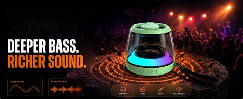TEMPT Cameo Bluetooth Speaker | Magnetic Stick-On Design | 6W Powerful ...
