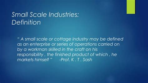Role of ssi sector in the economy | PPT