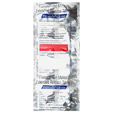 Fluvoxin CR 150 Tablet 10's | Uses, Side Effects, Price | Apollo Pharmacy