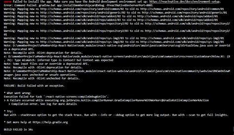 Image result for React Native Failed API General Design