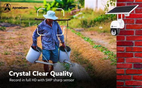 Buy ApnaCam Solar Battery Powered 5MP Outdoor & Indoor Sim Card ...