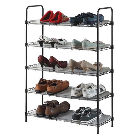 Buy DIANDIAN Shoe Rack 5-Tier Shoe Racks Metal Freestanding Shoe Rack ...