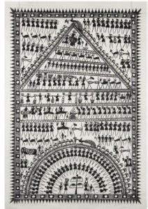 tribes india Natural Colors 23.8 inch x 17.7 inch Painting Price in ...