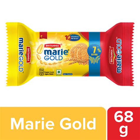 Britannia Marie Gold Biscuits, Light & Crisp, Tea Time Snack, No Trans ...