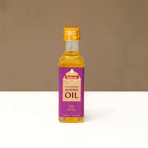 Cold Pressed Almond Oil 100ml – indicowfarms