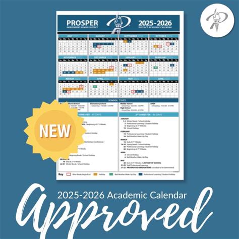 Prosper - 📢 ICYMI: The Prosper ISD School Board has approved the 📅 ...