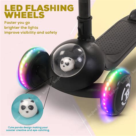 Baybee Panda Skate Scooter 3 Wheel Smart Kids Scooter – Baybee India