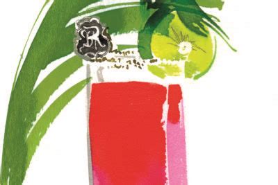 St. Regis Bloody Mary recipe book with signature red cocktail