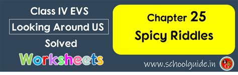 Solved Worksheet Ch 25 Spicy Riddles