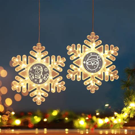Image result for Snowflake Window Lights