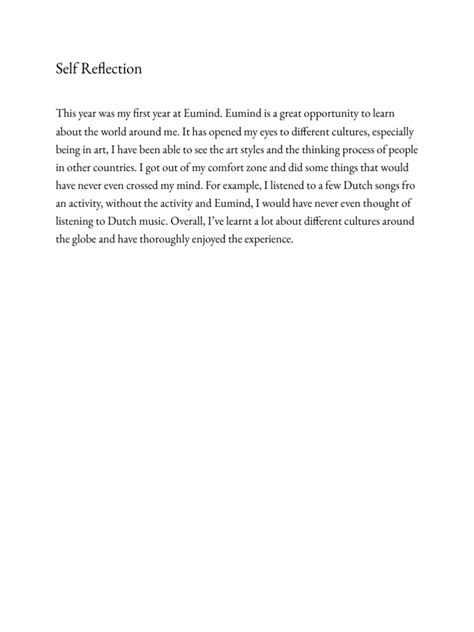 Image result for How to Write a Self Reflection