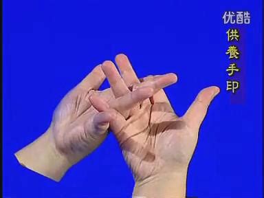 手印示范：供养手印_咒符手印_大咒仙 佛法咒术实修网