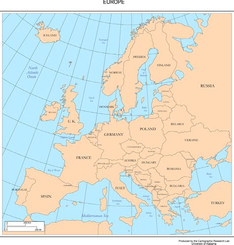 Europe Map Countries Only 的图像结果