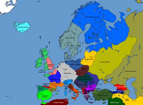 9th Century Europe Map