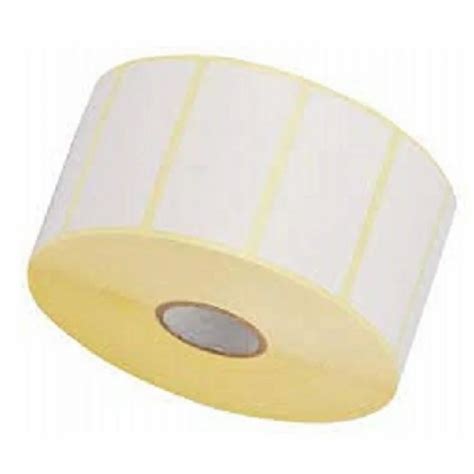 Chromo Paper Labels - 50x25mm Chromo/Paper Label, 2 UP, 1 Roll of 4000 ...