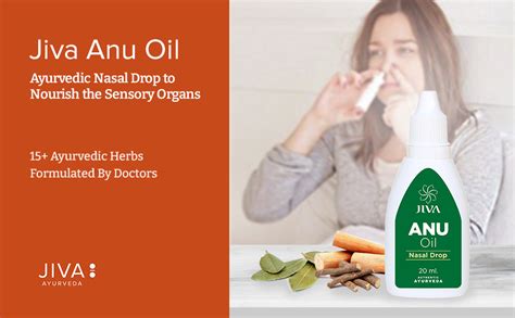 Jiva Anu Oil 20ml | 100% Ayurvedic Formulation | Clears blocked ...