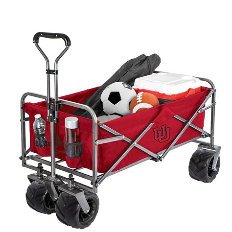 Smart Design Collegiate Heavy-Duty Utility Collapsible Wagon – Beach ...