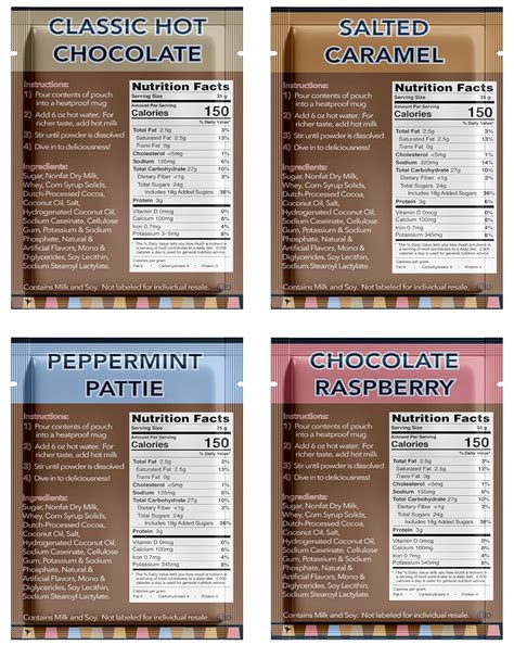 DoubleDonutCoffee Gourmet Hot Cocoa Mix Variety Pack - Classic, India ...