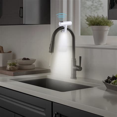 Touchless Over Sink LED Faucet Light - Wireless Under Cabinet Lights ...