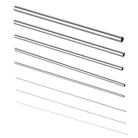 USAMILY Stainless Steel Capillary Lab Tube Tubing 8Pcs, Outer Diameter ...