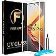 FIRST MART Advanced HD+ UV Tempered Glass Screen Protector For IQOO Z9s ...