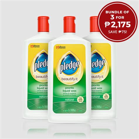 Pledge ® Pronto Liquid Wax Bundle of 3 - Machuca Tile