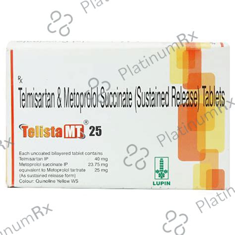 Telista MT - Uses, Side Effects, Price, Generic | PlatinumRx