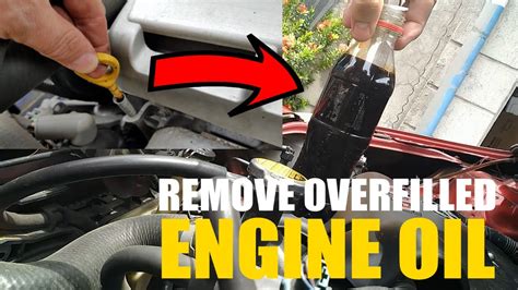 Image result for How to Remove Oil Over Fill Small Engine