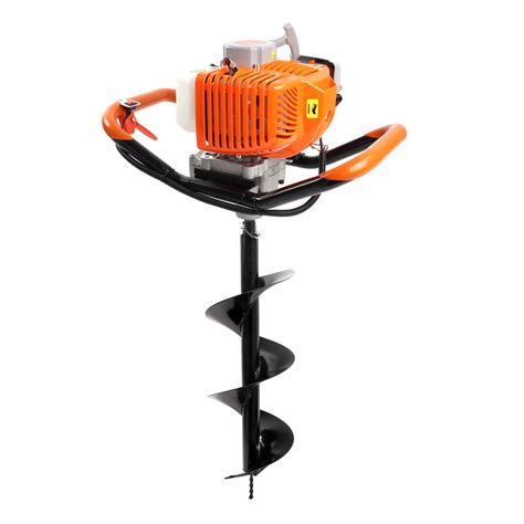 XPOtool Set Taladro de tierra a gasolina V1 1,45 kW con barrena 200 mm ...