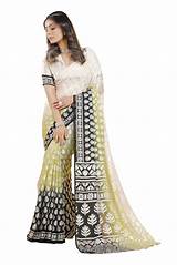 Buy Garden Vareli Viscose Brasso Floral Print Saree with Unstitched ...