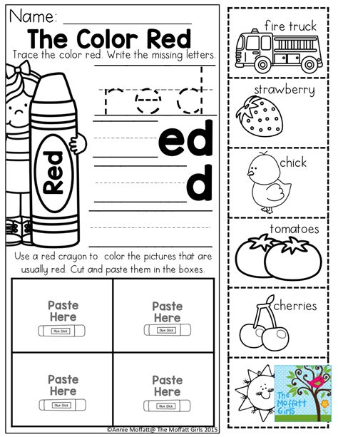 Image result for Learning Color Words Worksheets