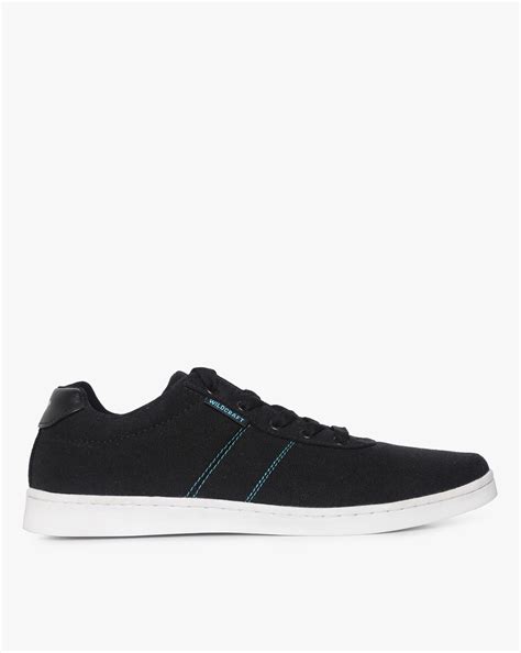 Buy Black Wildcraft Textured Lace-Up Casual Shoes | AJIO