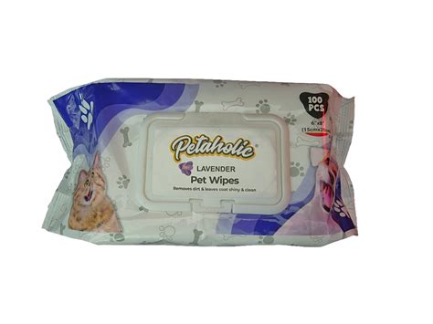 Petaholic Tissue Pet Wipes (100pc) – Pet Central