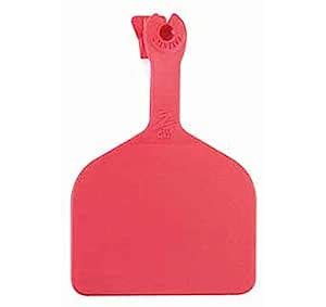 Z Feedlot Cattle Cow Blank Ear Tags RED 50 Count Identification ...